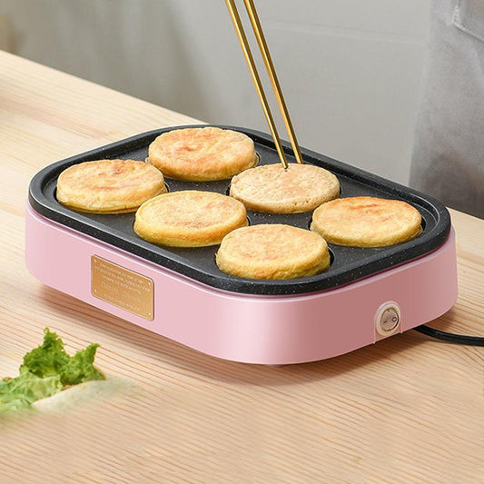 900W Frying Egg Machine Electric Bakeware Frying and Baking Machine Kitchen Supplies for Breakfast and Afternoon Tea