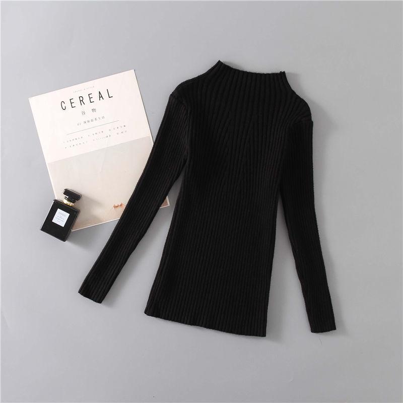 Kids Girls Knitted Sweater Spring Autumn Winter Baby Turtleneck Long Sweater for Teen Girl Wear Warm Clothing