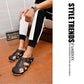 Men's Slippers Outdoor Slippers Breathable Hollow Non-slip Bathroom Beach Sandals Casual Footwear