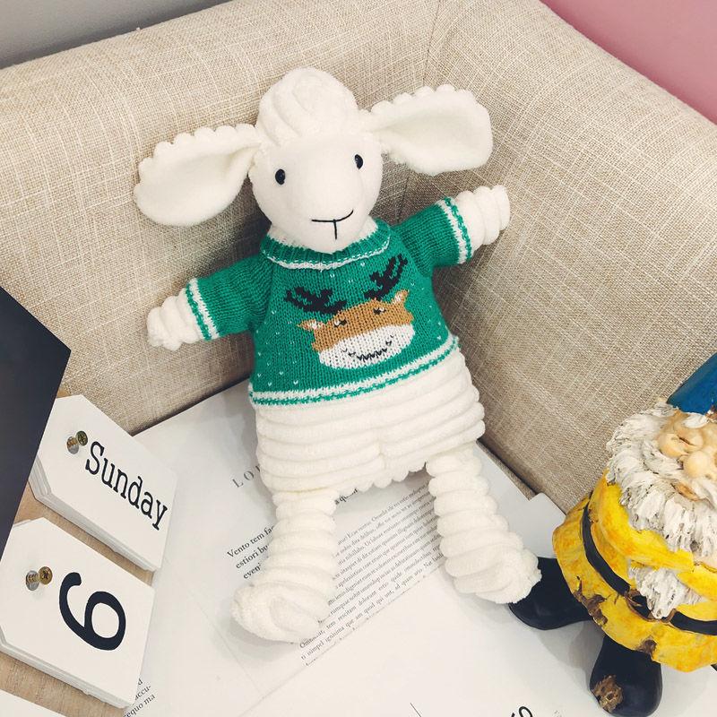 Lamb Doll Ragdoll Sleeping Pillow Pig Doll Plush Toy Girl Cute Bed Child Birthday Gift