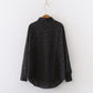 Korean Version of Spring Jacket Long-sleeved Design Sense Niche Chiffon Floral Shirt Women