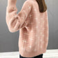 Autumn Warm Thick Turtleneck Sweater Women Loose Long Sleeve Ladies Faux Mink Velvet Pullover