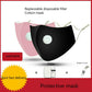 Exchangeable PM2.5 disposable filter pure cotton non-woven fabric dustproof and smog with valve mask