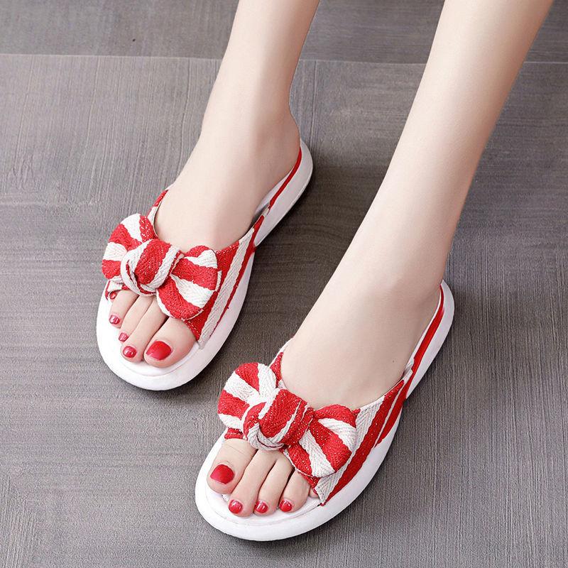 Slippers Women's Summer Wear Fashion Seaside Flat Bottom All-match Sandals Beach Shoes