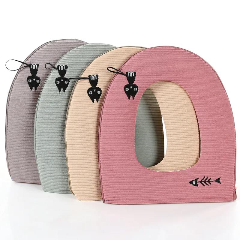 Universal Toilet Seat Cover Winter Warm Soft Toilet Seat Washable Removable Zipper