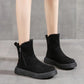 Autumn and Winter Martin Boots Women's Wild Plus Velvet Thick-soled Ankle Boots Warm Snow Boots