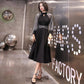 Temperament Evening Dress Dress Ladies Ladies Banquet Skirt Noble Black Was Thin A-line Base Skirt