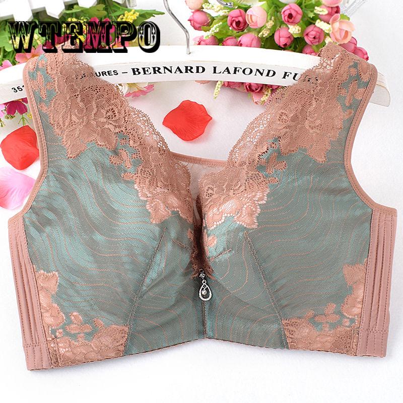 Big Breasts, four-breasted Big Breasts, Small Ultra-thin Cotton D Cup Bra