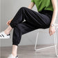 Chiffon Beamed Nine-point Harem Pants Female Summer Thin Section High Waist Drape Ice Silk Sports and Leisure Bloomers