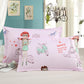 Two Pieces of Genuine Household Low Pillows with Zipper Removable and Washable Pillow Core One Adult Student Single Pillow Set, Free Pillowcase