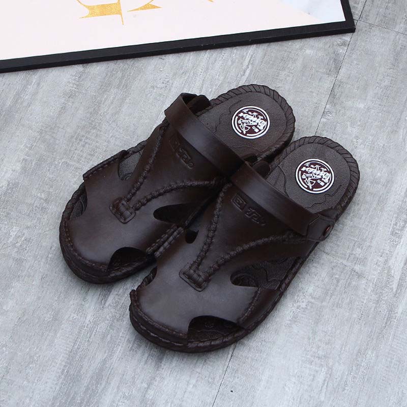 Sandals Male Summer New Casual Beach Shoes Breathable Sandals Slippers