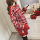 Fall/winter Mid-length Maternity Fashion Plus Size Dress