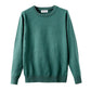 Autumn and Winter New Round Neck Sweater Men's Warm Sweater Upper Long-sleeved T-shirt Generic Pullover Men's