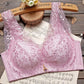 Thin Sexy Lace No Steel Ring Gathering Vest Type Beautiful Back Receiving Side Breast Women's Underwear Bra