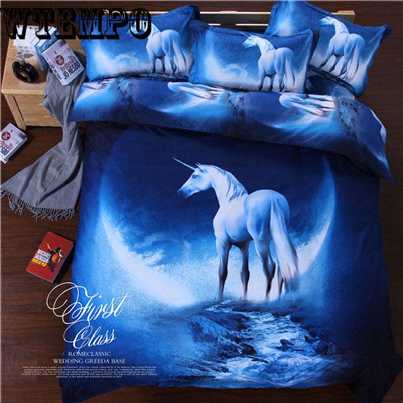 Colorful Galaxy Microfiber Duvet Cover Set Twin King Size Bed Set 3D Printed Bedding Set