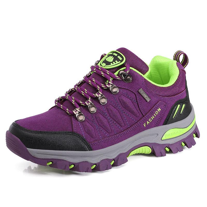Winter Women's Outdoor Hiking Shoes Waterproof and Windproof Sports Shoes Non-slip Wear-resistant Hiking Shoes Lightweight Large Size Women's Shoes