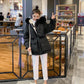 Winter Fashion Women's Cotton-padded Coat Loose Short Padded Padded Coat Student Parker Clothing Hooded Padded Jacket