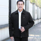 Middle-aged and Elderly Men's Jacket Dad Wear Spring and Autumn Thin Jackets for The Elderly Middle-aged Lapel Men's Clothing