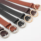 Concise Round buckle ladies wide belt fashion buckle pants belt