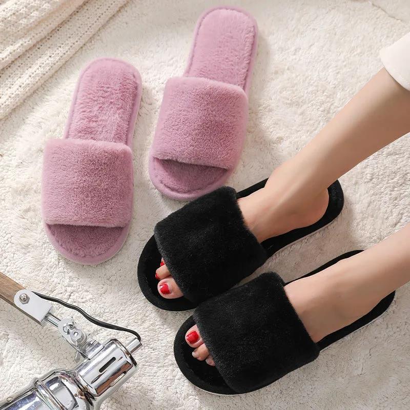 Women's Autumn and Winter Outdoor Slippers Home Thick-soled Slippers