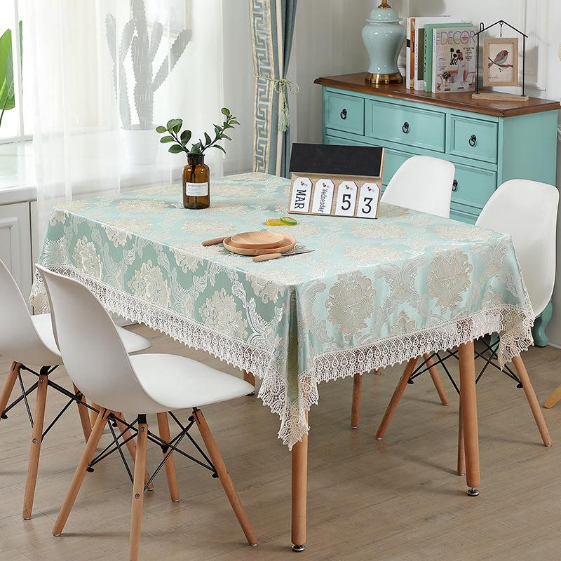 Home Decor Nordic Style Pastoral Lace Table Cloth Embroidered Fabric Table Cloth Dining Table Coffee Table Table Cloth Cover Towel