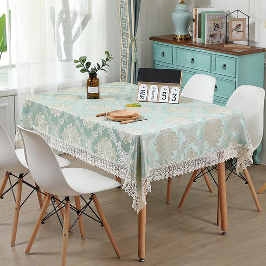 Home Decor Nordic Style Pastoral Lace Table Cloth Embroidered Fabric Table Cloth Dining Table Coffee Table Table Cloth Cover Towel