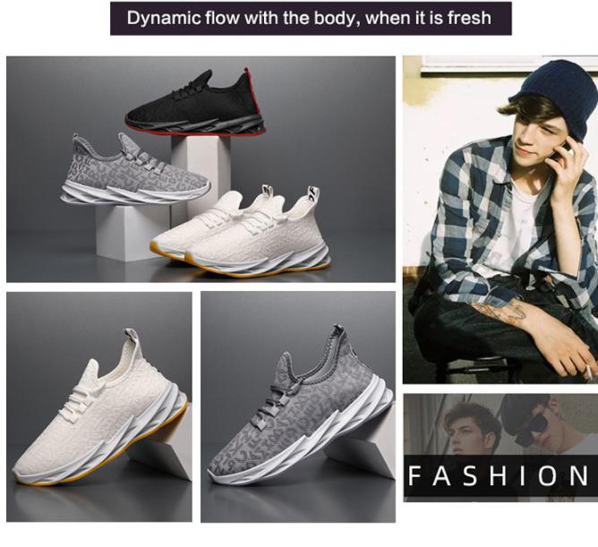Men's Low Top Sneakers Men's Casual Shoes Trendy All-match Running Shoes Clearance Booth