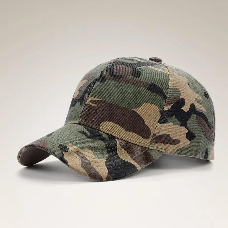 Camouflage Peaked Cap Outdoor Baseball Cap Female Sun Hat Men's Military Cap Sun Hat Military Training Sports Hat Travel Hat