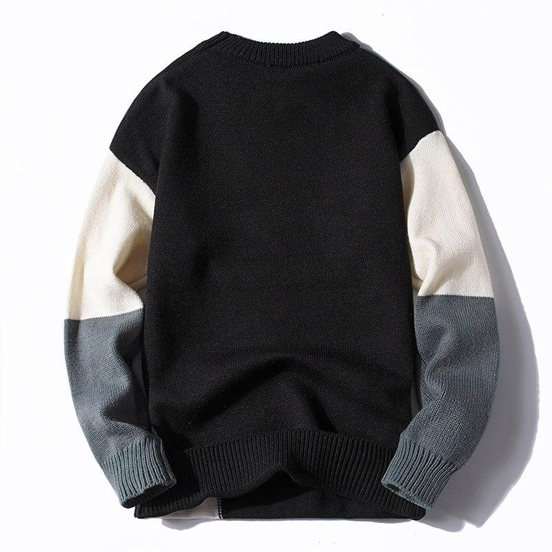 Autumn and Winter Imitation Mink Men's Round Neck Thickened Sweater Fashion Handsome Youth Sweater Chenille Sweater