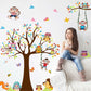 Owl tree animal party cartoon wall sticker children's room kindergarten decoration stickers