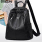 Backpack Female Trend Korean Wild Fashion Travel Bag Pu Soft Leather Lady Bag School Bag Backpack Female