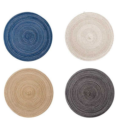 4 Colors Coasters Nordic Dining Table Insulation Mat Anti-scalding Mat Home Dining Mat Place Cloth Mat