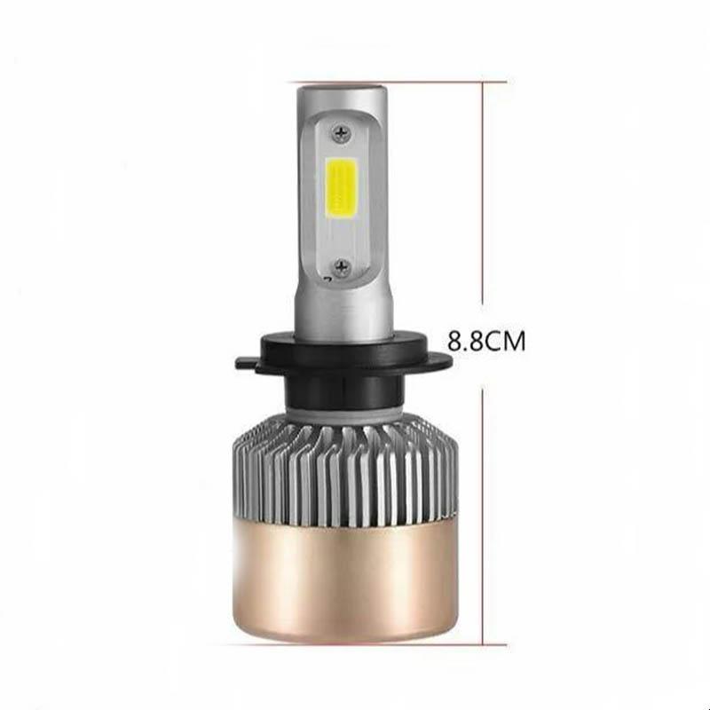 Super Bright and Strong Light Car Led Headlights H1 H7 H3 Led Headlights 120W White Light and Low Are Waterproof and Durable