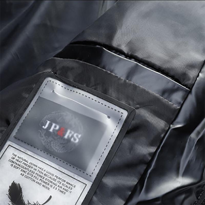 Men's Down Jacket Autumn and Winter Jackets Short Trend Stand-up Collar Fashion Shiny Coat for Men