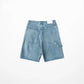 Hip-hop Denim Shorts Men's Summer Trend Wide-leg Loose Five-point Pants Washed Retro Daddy Pants