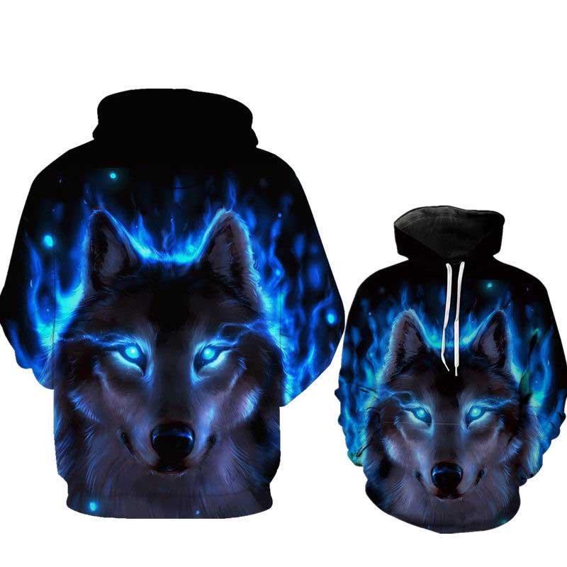 Hoodie Cartoon Anime Coat Personality 3D Printed Sweater Spring and Autumn Men and Women