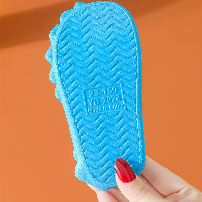 Summer Children's Slippers for Boys Girls Slippers Dinosaur PVC Flip Flops Baby Non-slip Beach Sandals Kids Home Bathroom