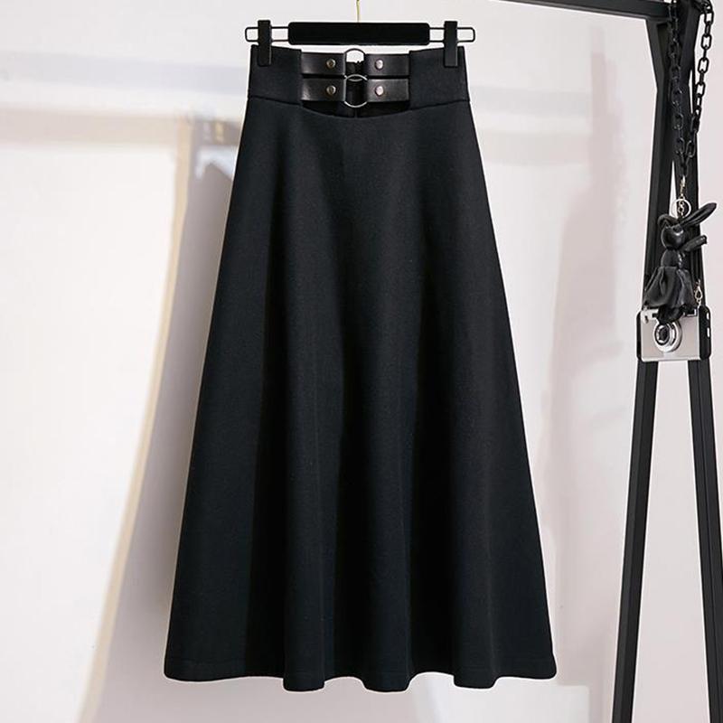 Set Autumn Winter Turtleneck Sweater Knit Sweater College Style Dress Two-piece Suit Skirt Women