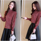 Women's Bottoming Shirt Long-sleeved Autumn Gold Velvet Small Shirt Autumn and Winter T-shirt Warm Jacket Temperament Inside