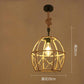 Hemp Rope Chandelier American Pastoral Retro Restaurant Clothing Store Decorative Chandeliers