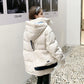 Winter Women's Mid-length Loose Casual Cotton Coat Bread Coat Cotton Coat Thick Coat Students