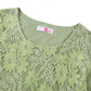 M-4XL Blouse Loose Round Neck 3/4 Sleeves Solid Color Fashion Shirt Plus Size Slim Fit Elegant Hollow Lace Shirt Top