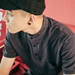 Stand-up Collar Men's Pure Cotton    Shirt Tide Summer Tide Brand Retro Led Men's Short-sleeved T-shirt
