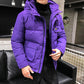 Winter Men's Tooling Cotton-padded Jacket Korean Version of The Trendy Brand Winter Loose Plus Size Padded Jacket Thick Hooded Padded Jacket