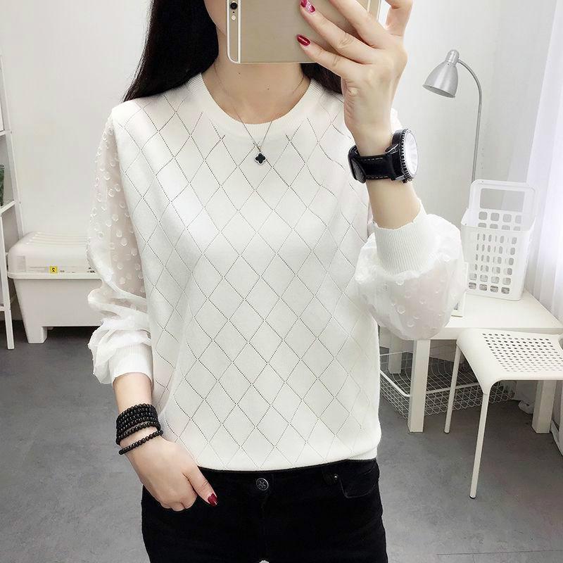 Lady's Fashion Bat Sleeves Women Knitting Pullover Sweater
