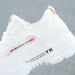 Fashion Clearance Women's Breathable Net Shoes Hollow All-match Net Sports Shoes Student Flat White Shoes