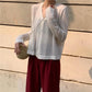Thin Air-conditioning Shirt Summer Korean Version of Sunscreen Shirt Long Sleeve V-neck Knitted Cardigan Blouse