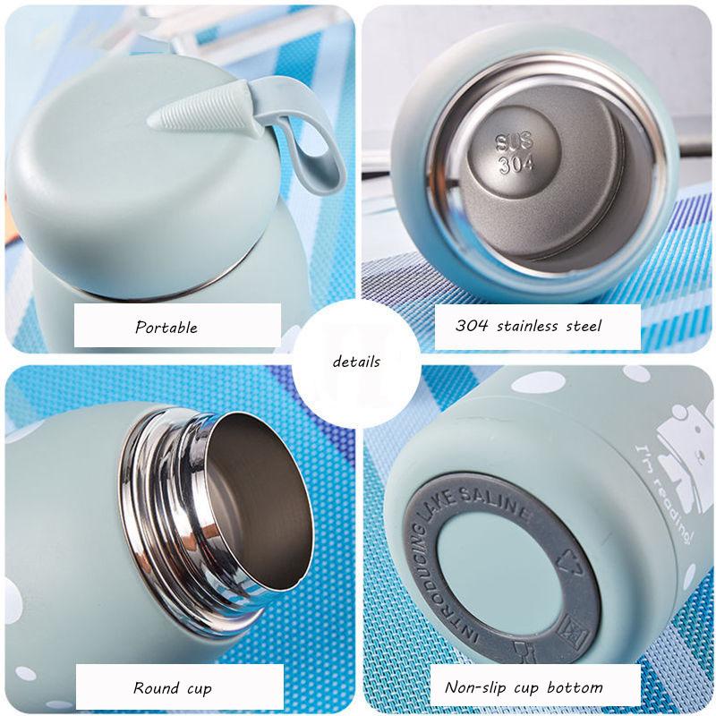 Intelligent Temperature Measuring Flask Portable Water Cup Children's Cup Female Student Cute Portable Thermos Cup