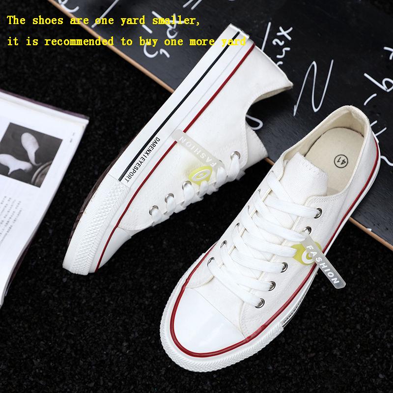 Men Canvas Fashion Brand Casual Shoes Flat for Men Comfortable Lace Up Zapatos Sapatos Youth  Sneakers