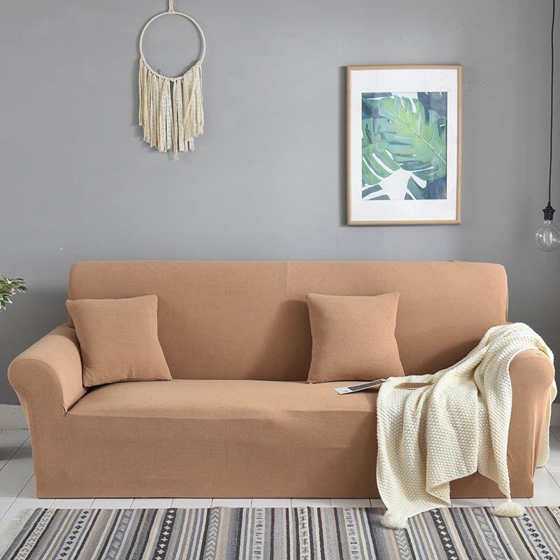 Pure shades Elastic Cover for Sofa Living Room Slipcover Sofa Cover Stretch couch Cover 1/2/3/4 Seat